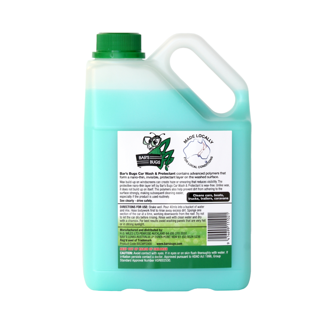 Car Wash and Protectant 2L back