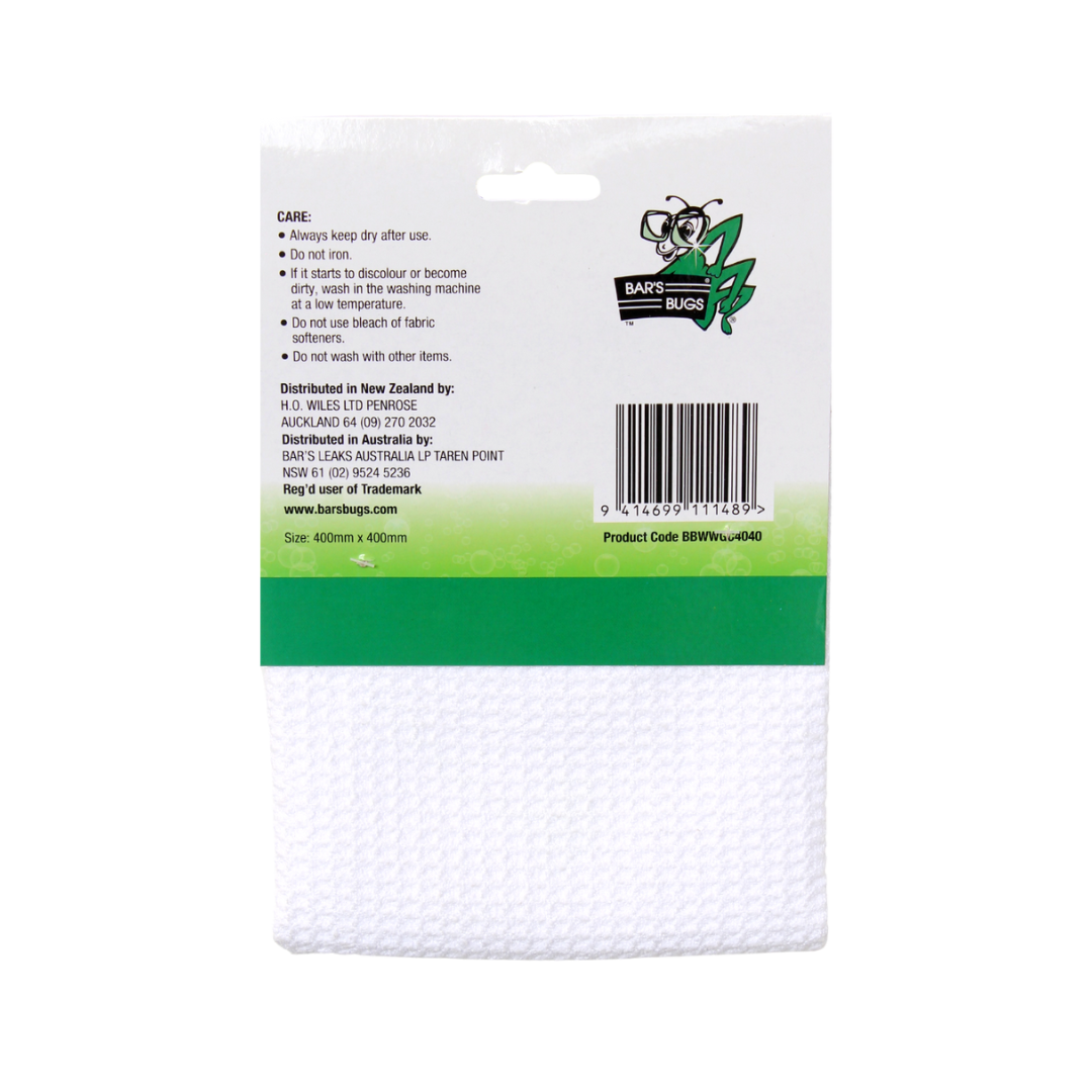 Waffle Weave Glass Cloth Back