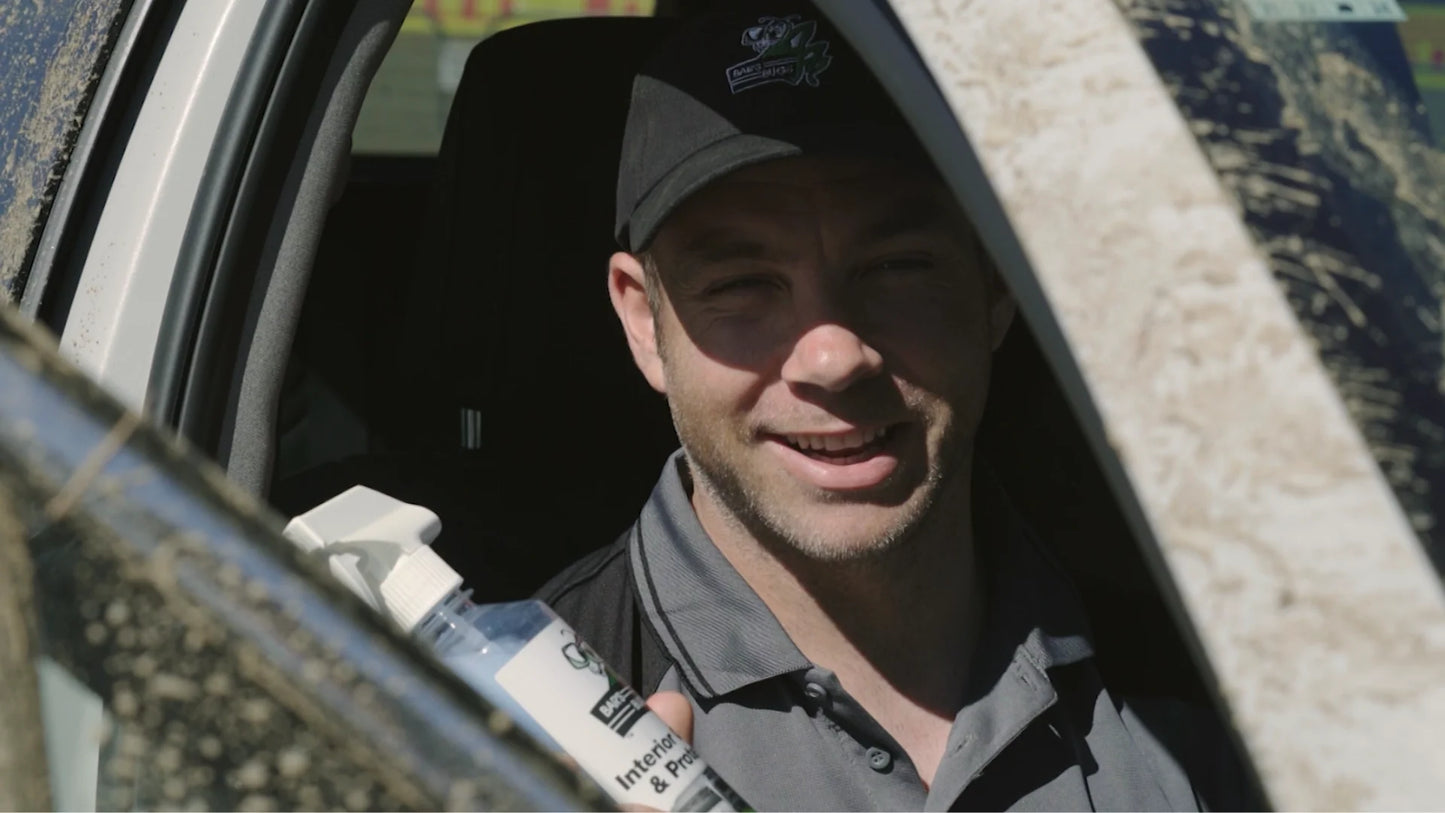 Bar's Bugs Interior Cleaner and Protectant used by Hayden Paddon