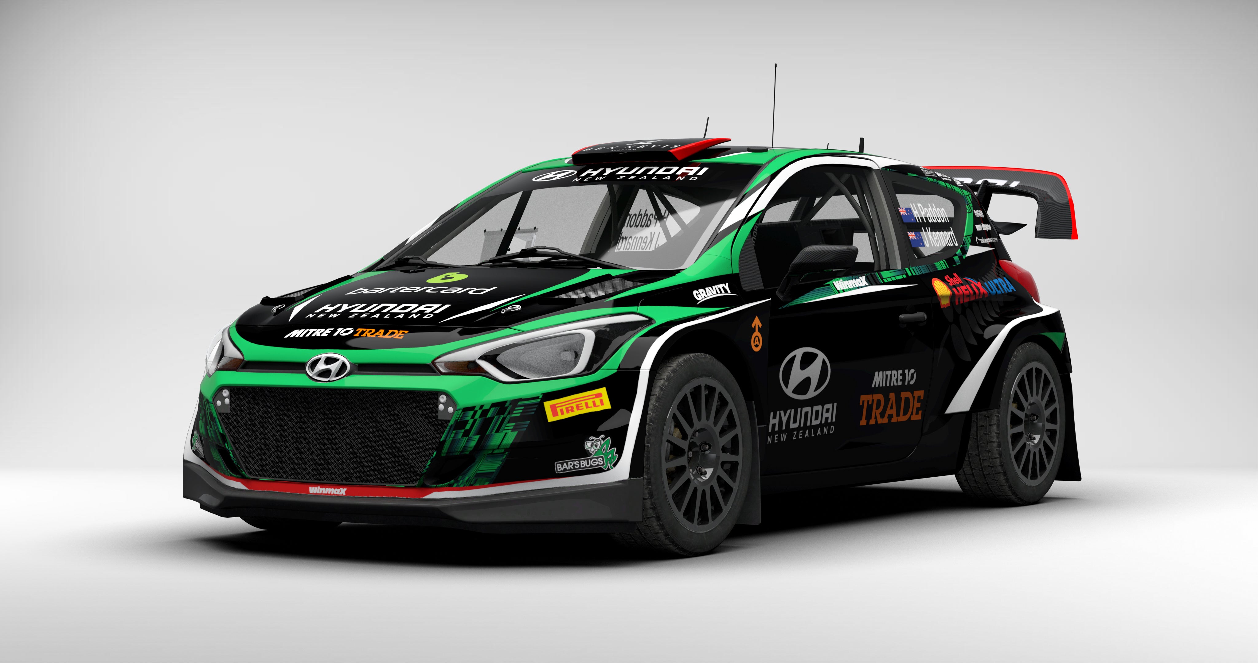 Paddon's Hyundai NZ Rally Car Livery for 2022 | Bar's Bugs New Zealand