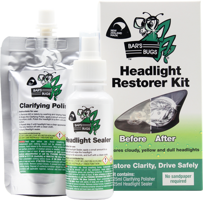 How to restore and clean headlight lenses