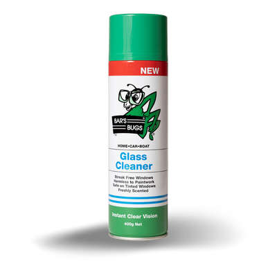 Glass Cleaner Aerosol 400g Front - Shadow