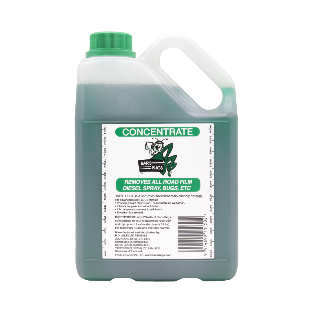 Windscreen Cleaner Concentrate 2L back