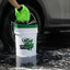 Microfibre Wash Mitt dipped into Bar's Bugs Heavy Duty Car Cleaning Bucket