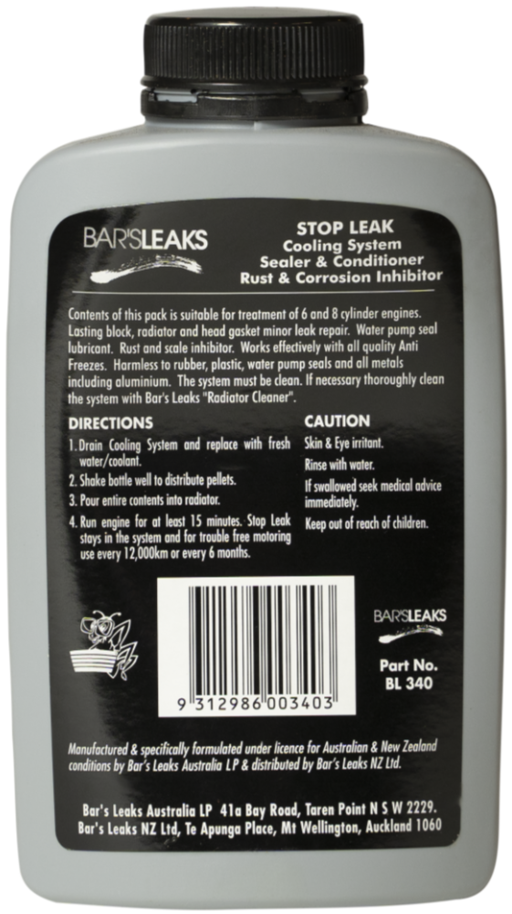 Bar's Leaks Stop Leak Back