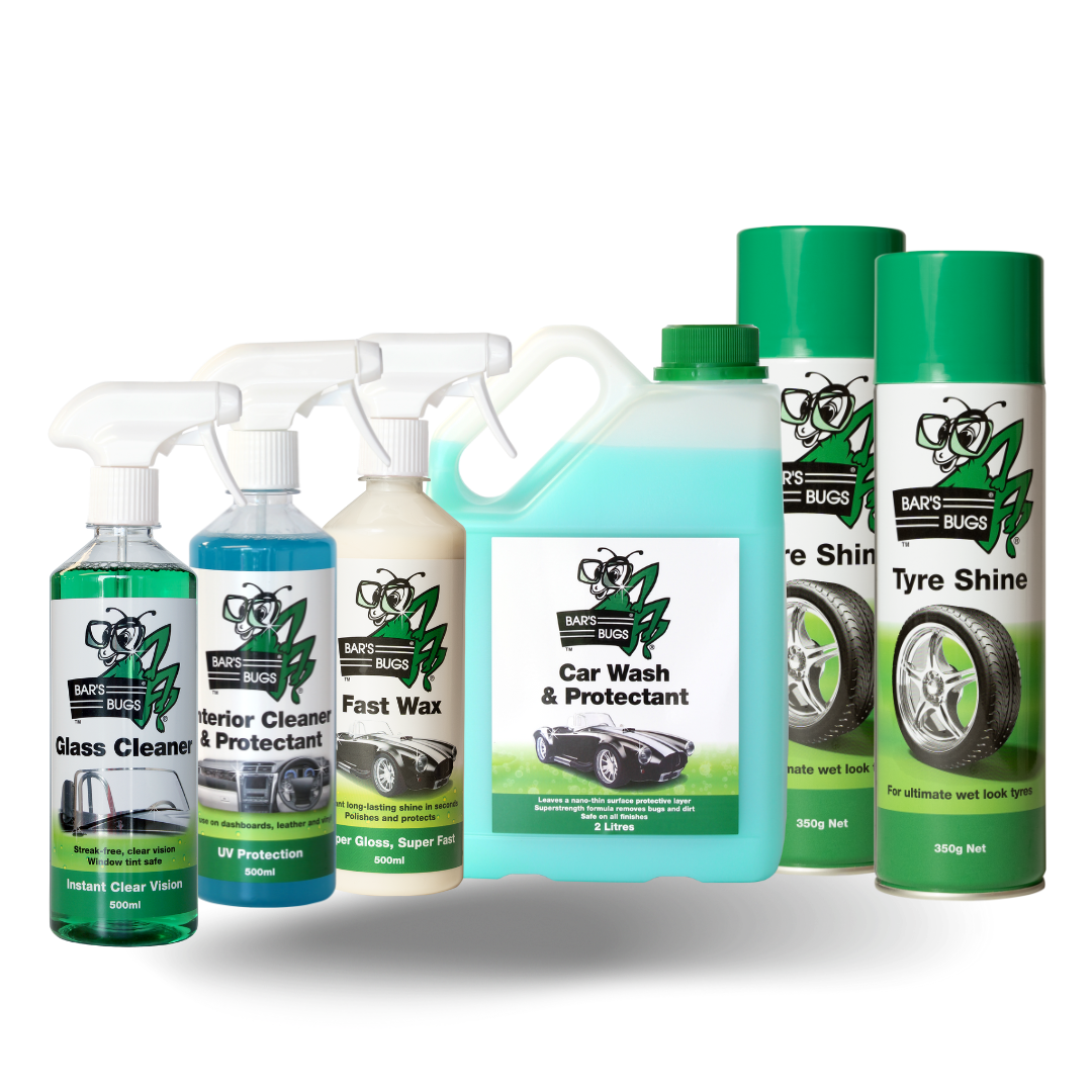 Car Cleaning Products, 6pc Set