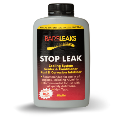 Bar's Leaks Stop Leak Front